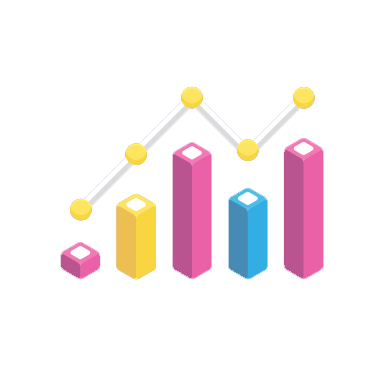 Ikona investice - grafy